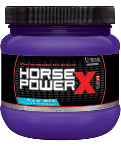 Thực phẩm bổ sung trước khi tập luyện Horse Power X Blue Raspberry